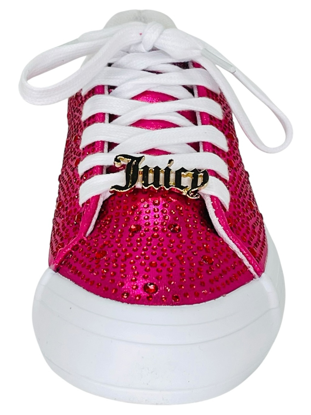 Juicy Couture Alanis Pink Rhinestone Womens Sneakers Size 6.5M - Picture 7 of 11